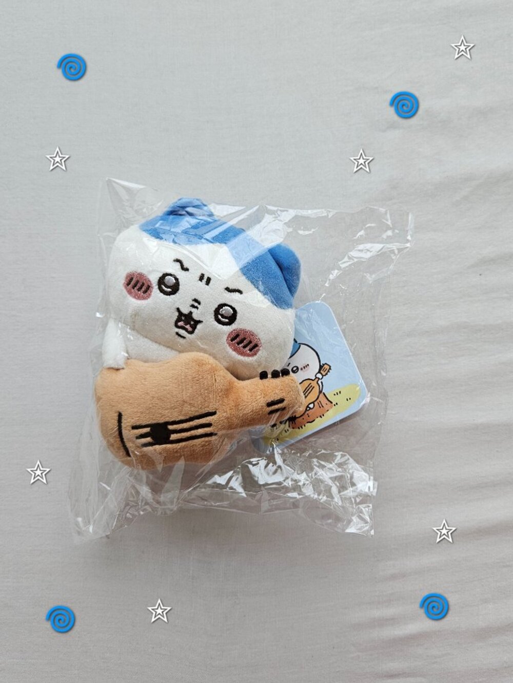 Hachiware Plush Charm